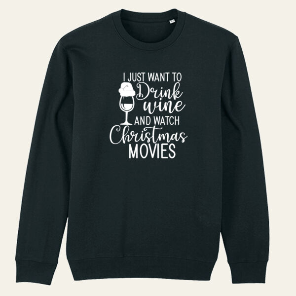 I Just Wanna Organic Sweatshirt Thumbnail