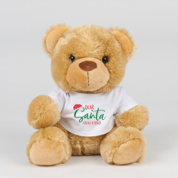 Dear Santa I Really Tried Teddy Bear Thumbnail