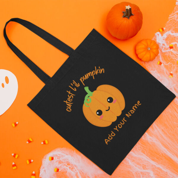 Cutest L'il Pumpkin Tote Bag Thumbnail