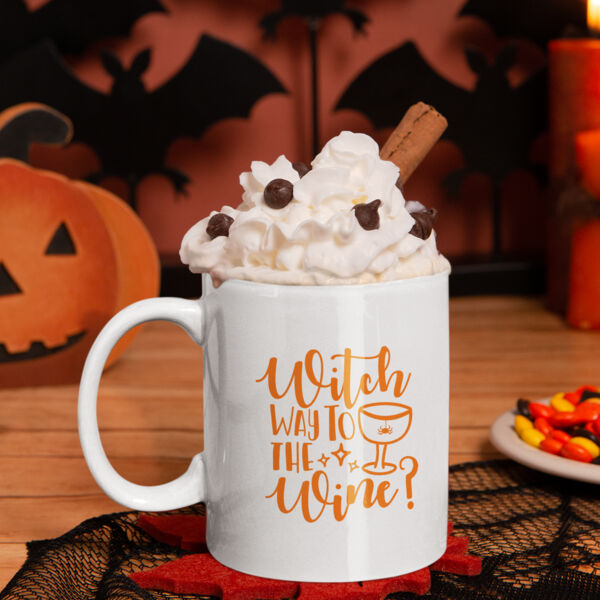 Witch Way To The Wine Mug Thumbnail