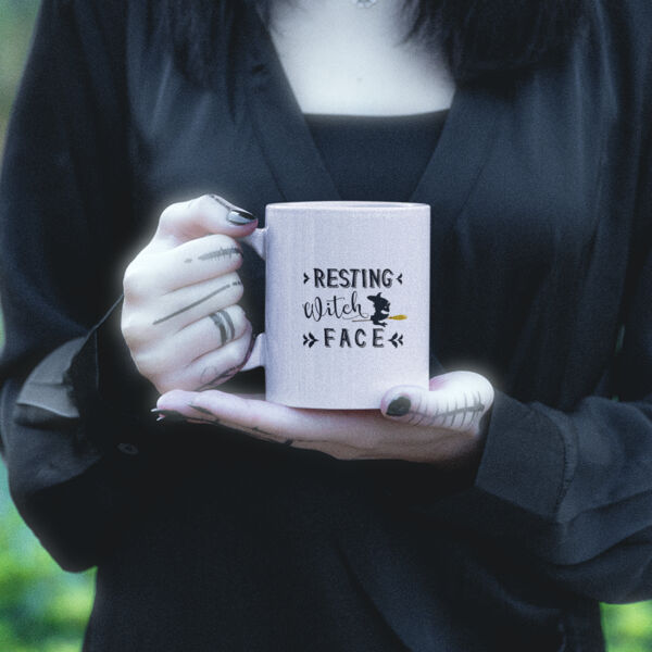 Resting Witch Face Mug Thumbnail