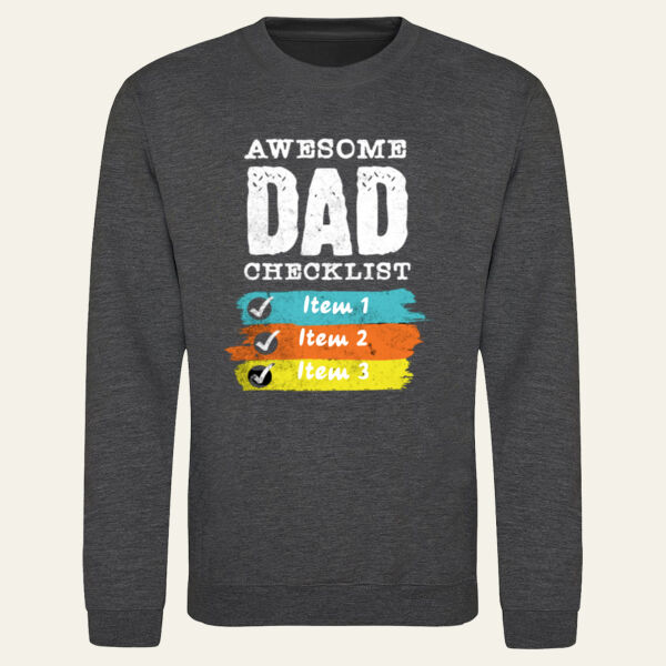 Awesome Dad Personalised Sweatshirt Thumbnail