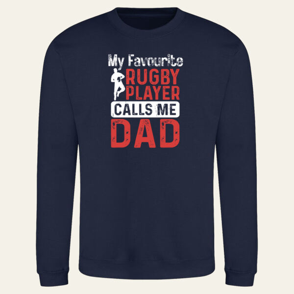 My Favourite Rugby Player Call Me Dad Sweatshirt Thumbnail