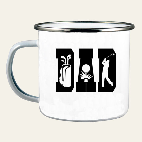 Golf Dad Enamel Mug  Thumbnail