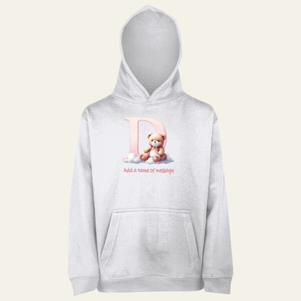  Teddy Alphabet Children's Personalised Hoodie   Thumbnail
