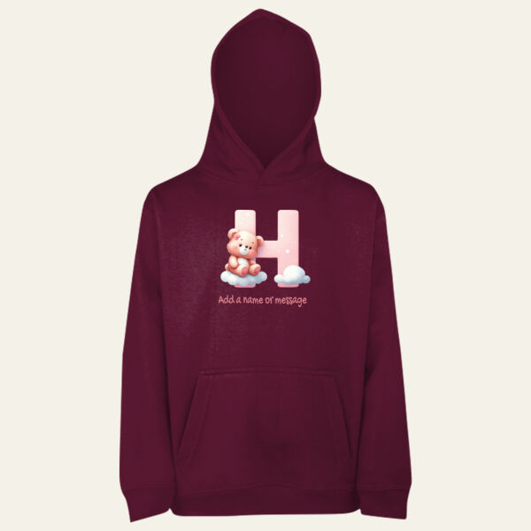  Teddy Alphabet Personalised Children's Hoodie  Thumbnail