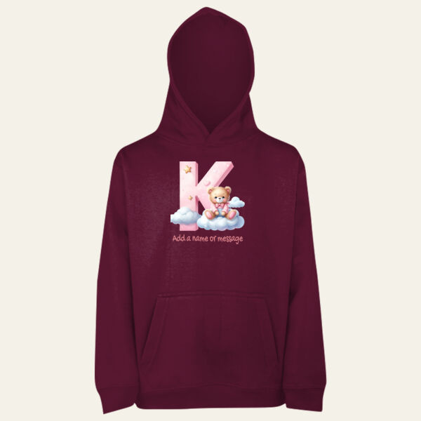  Teddy Alphabet Personalised Children's Hoodie   Thumbnail