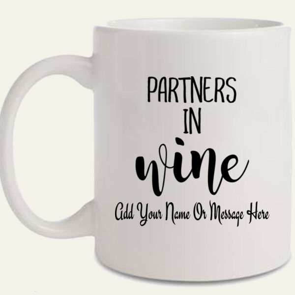 Partners In Wine Personalised Mug  Thumbnail