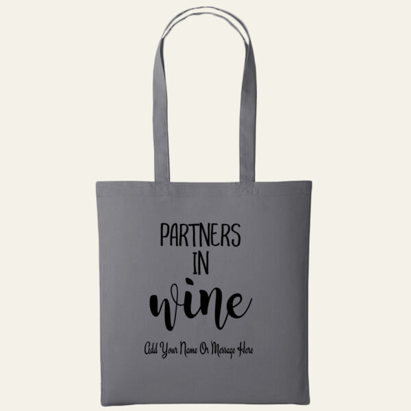 Partners In Wine Tote Bag  Thumbnail