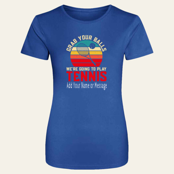 Grab Your Balls Ladies Training T Shirt Thumbnail