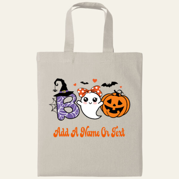 Boo Cute Ghost Personaliised Bag Thumbnail