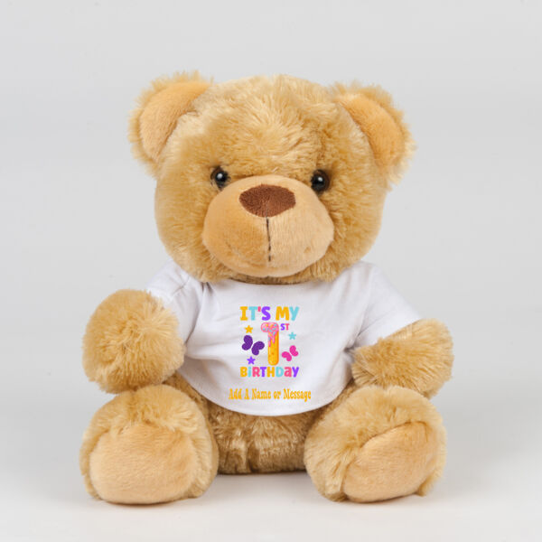 1st Birthday Personalised Teddy Bear  Thumbnail