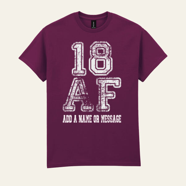 18th Birthday Personalised T Shirt  Thumbnail