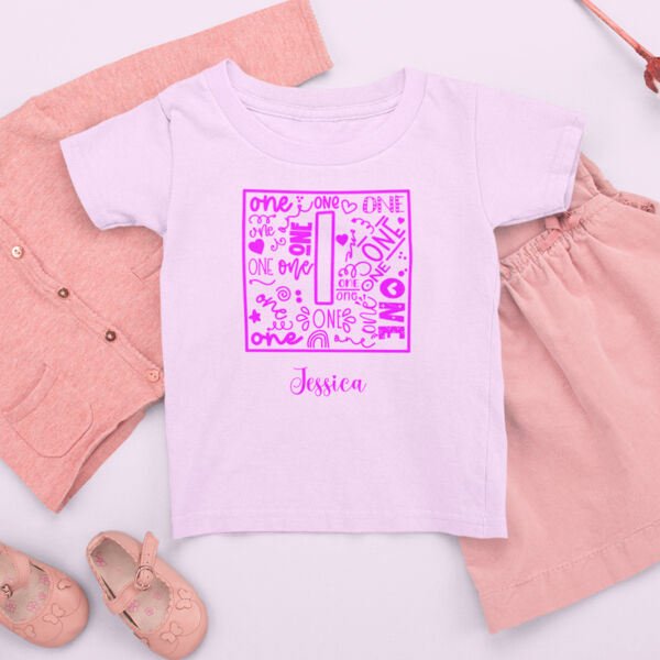 1st Birthday Personalised T Shirt  Thumbnail