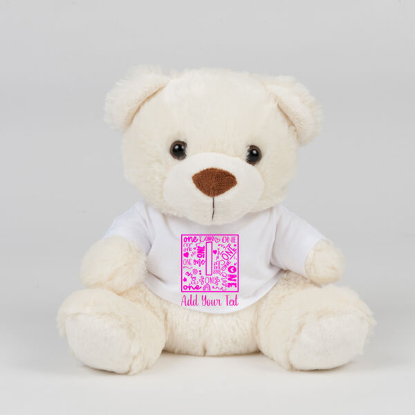 1st Birthday Collage  Personalised Teddy Bear  Thumbnail