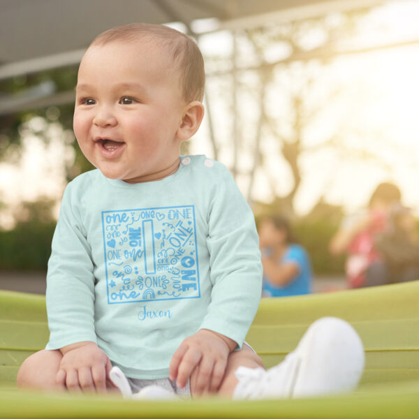 1st Birthday Collage Personalised T Shirt    Thumbnail