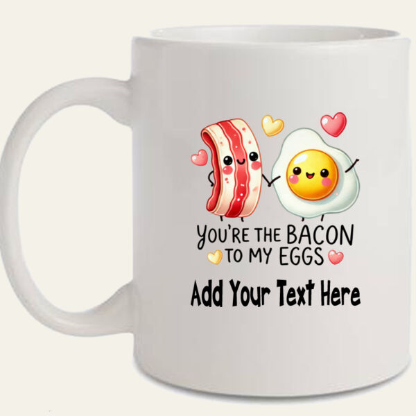 Bacon & Eggs Personalised Mug Thumbnail